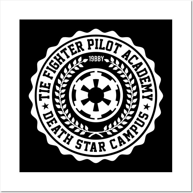 MAY THE 4TH - Pilot academy  E - 2.0 Wall Art by ROBZILLA